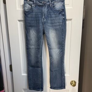 Women’s large blue stretch jeans